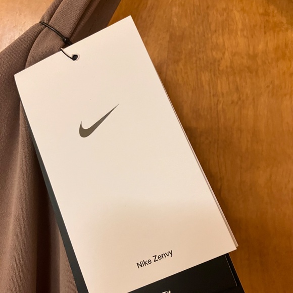 Nike Women's Dri-FIT Zenvy 7/8 Bodysuit - Color Taupe - Picture 4 of 8